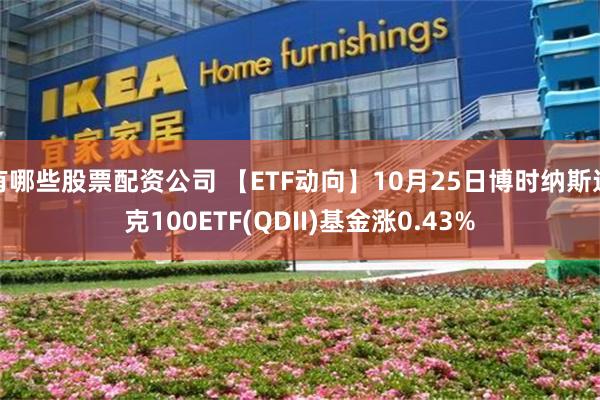 有哪些股票配资公司 【ETF动向】10月25日博时纳斯达克100ETF(QDII)基金涨0.43%