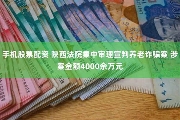 手机股票配资 陕西法院集中审理宣判养老诈骗案 涉案金额4000余万元