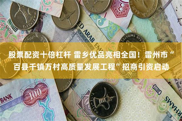 股票配资十倍杠杆 雷乡优品亮相全国！雷州市“百县千镇万村高质量发展工程”招商引资启动